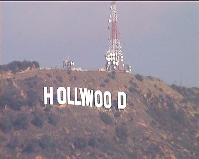 Die berühmten neun Buchstaben in Hollywood 