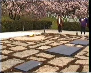 Die Grabstätte von John F. Kennedy in Arlington