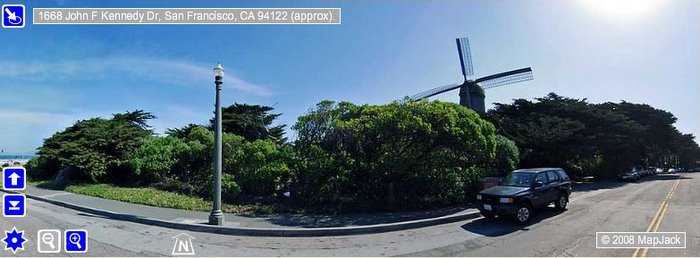 Die Windmühle im Golden Gate Park