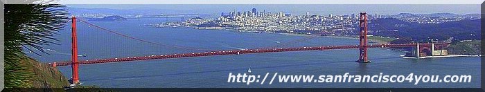 San Francisco vom Willys Bank aus gesehen 