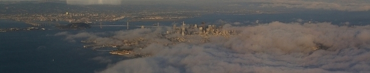 Nebelschwaden über San Francisco