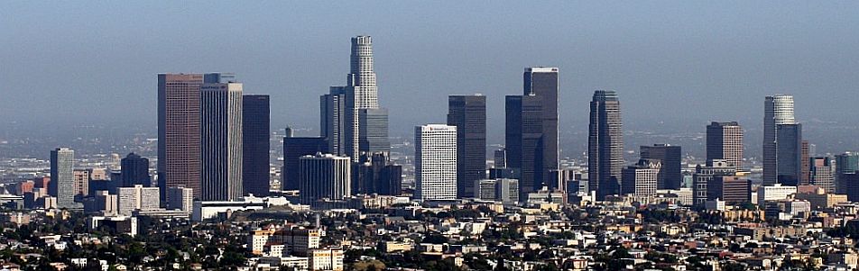 Die Skyline von Los Angeles