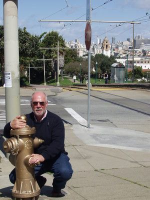 Der Hydrant vom Noe Valley, San Francisco California, USA 