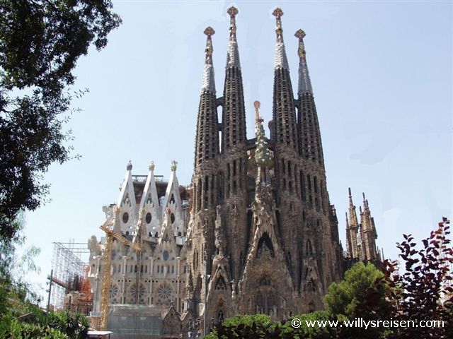 Die Sagrada Familia in Barcelona