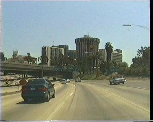 Blick von der Interstate auf San Diego, Kalifornien