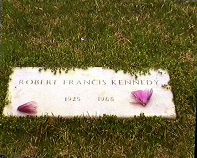 Die Grabstätte von Robert F. Kennedy
